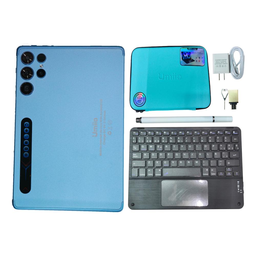 Tablet 10.1 S24 Ultra 6+128gb Kit Con Teclado Sim Liberado