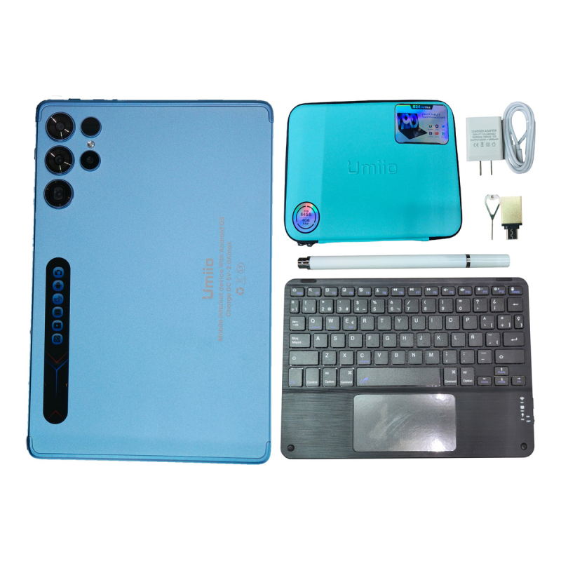 Tablet 10.1 S24 Ultra 6+128gb Kit Con Teclado Sim Liberado