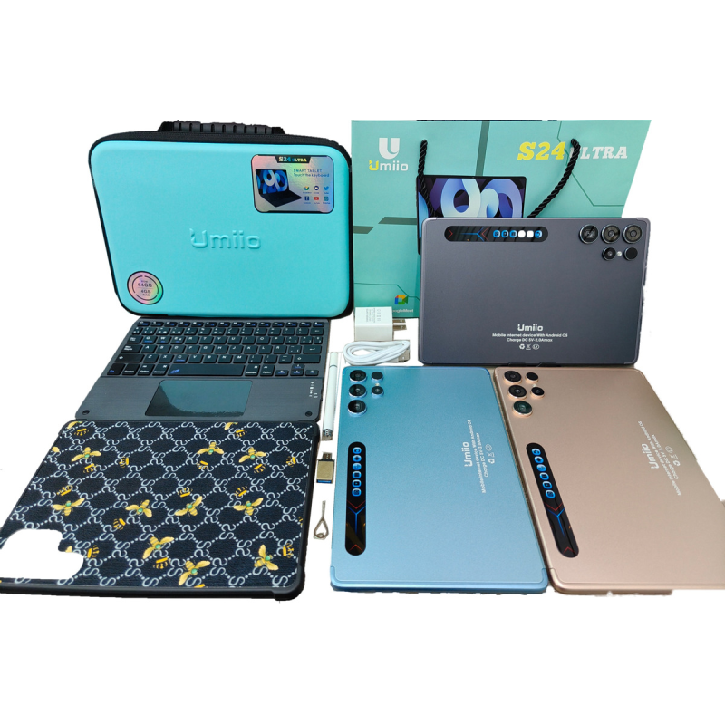 Tablet 10.1 S24 Ultra 6+128gb Kit Con Teclado Sim Liberado