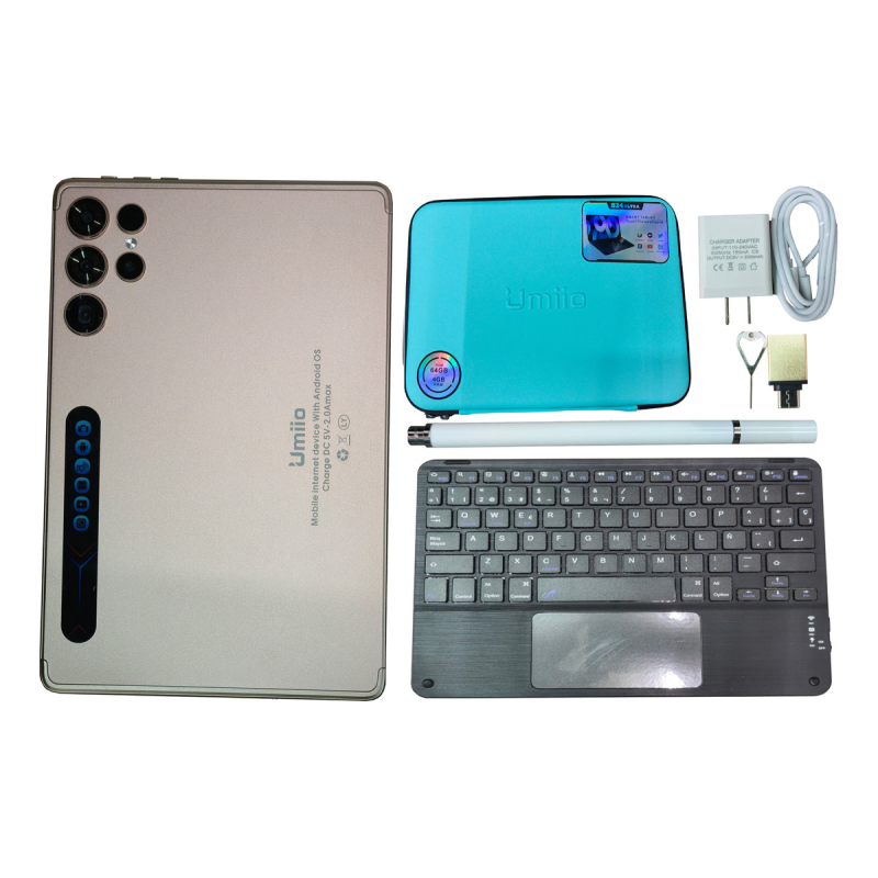 Tablet 10.1 S24 Ultra 6+128gb Kit Con Teclado Sim Liberado