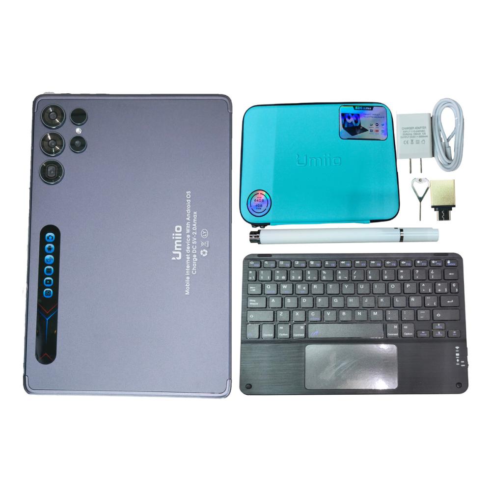 Tablet 10.1 S24 Ultra 6+128gb Kit Con Teclado Sim Liberado