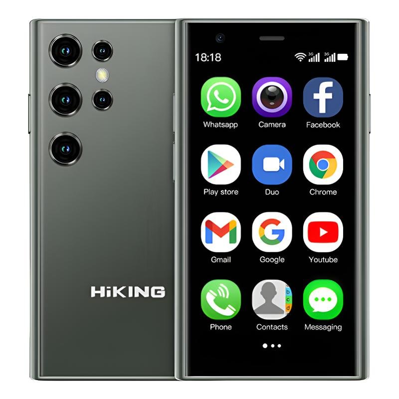 Mini Phone Hiking Mini S23 3g 2gb Ram + 16gb Rom Green Dual Sim Radio Fm / Wifi / Gps Verde