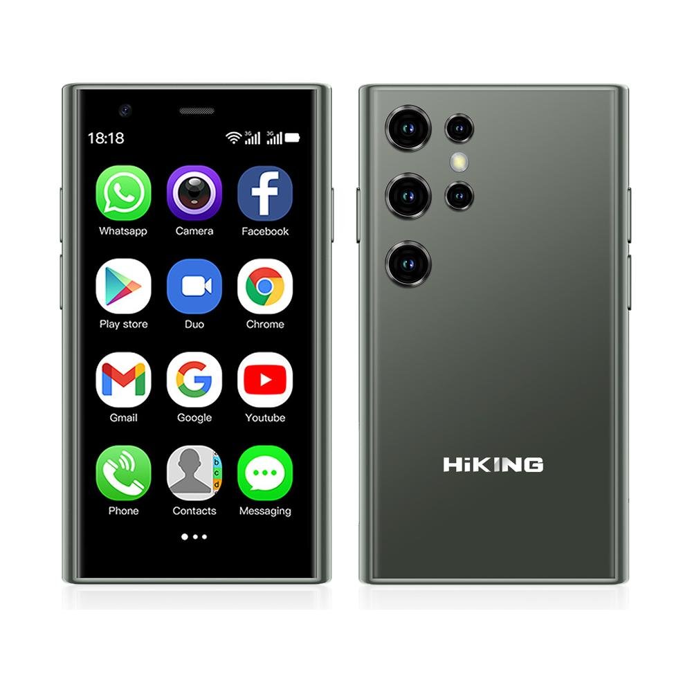 Mini Phone Hiking Mini S23 3g 2gb Ram + 16gb Rom Green Dual Sim Radio Fm / Wifi / Gps Verde
