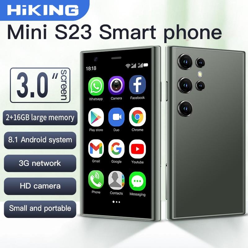 Mini Phone Hiking Mini S23 3g 2gb Ram + 16gb Rom Green Dual Sim Radio Fm / Wifi / Gps Verde