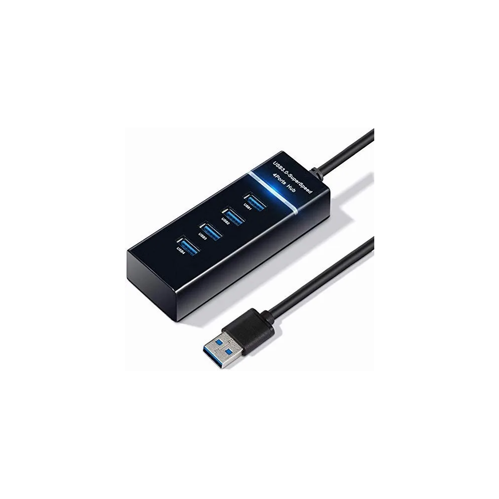 Hub Usb 3.0 4 Puertos Expansor Multi Para Laptop Pc 4 En 1
