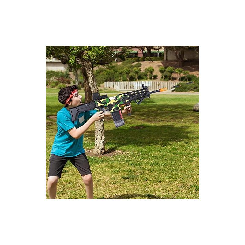 Rifle Pistola Lanzador Blaster Automático De Dardos Juguete