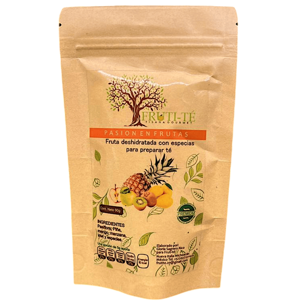 Tisana sabor: Pasión en frutas