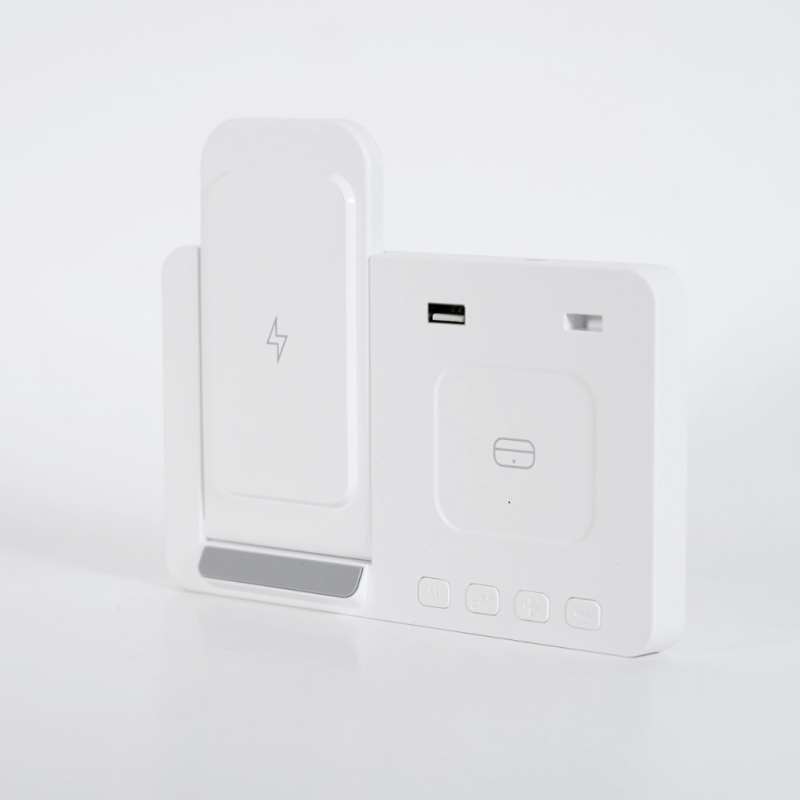 BASE DE CARGA 4 EN 1 WATCH/EARBUDS/PHONE/CLOCK