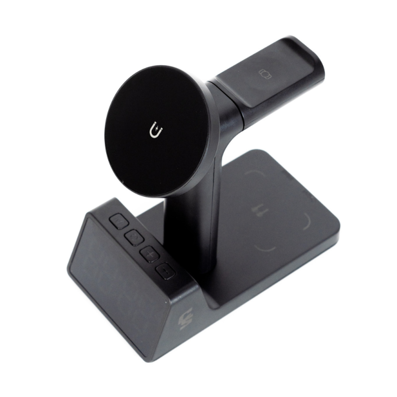 BASE DE CARGA 5 EN 1 RELOJ/CELULAR/SMARTWATCH/AUDIFONOS/USB-