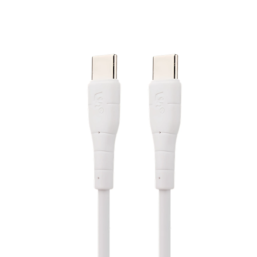 COMBO CARGADOR & CABLE 35W TYPE-C BLANCO CYBERSHOP