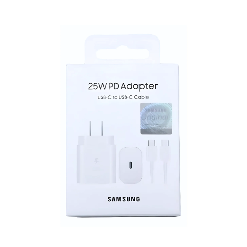 COMBO SAMSUNG 25W TIPO-C BLANCO