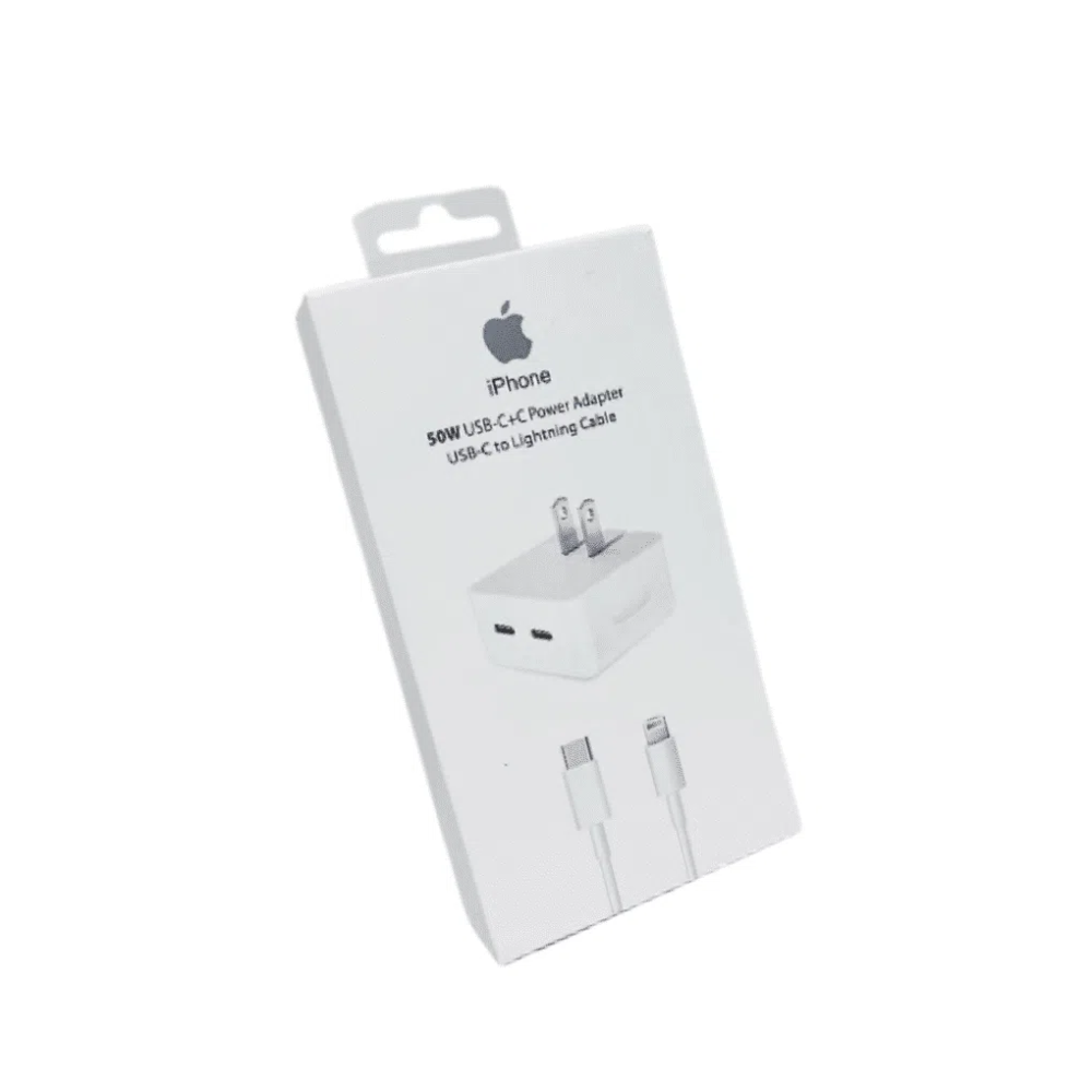 CARGADOR & CABLE IPH – TYPE-C 50W