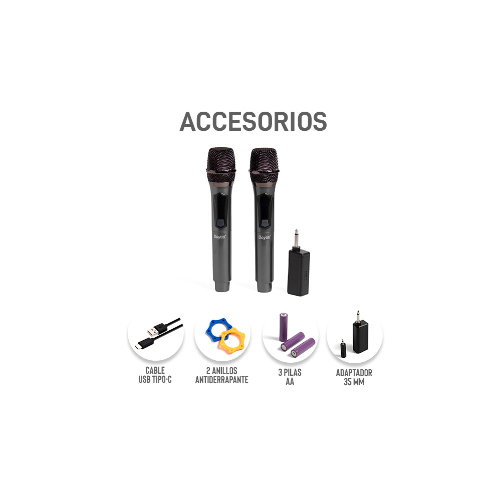 Micrófonos Dúo Inalámbricos