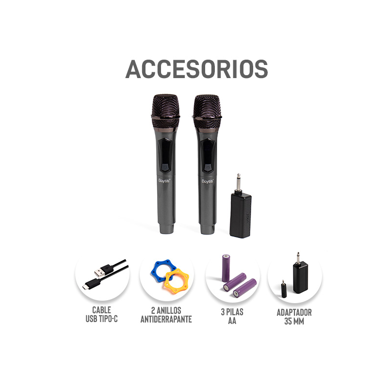 Micrófonos Dúo Inalámbricos