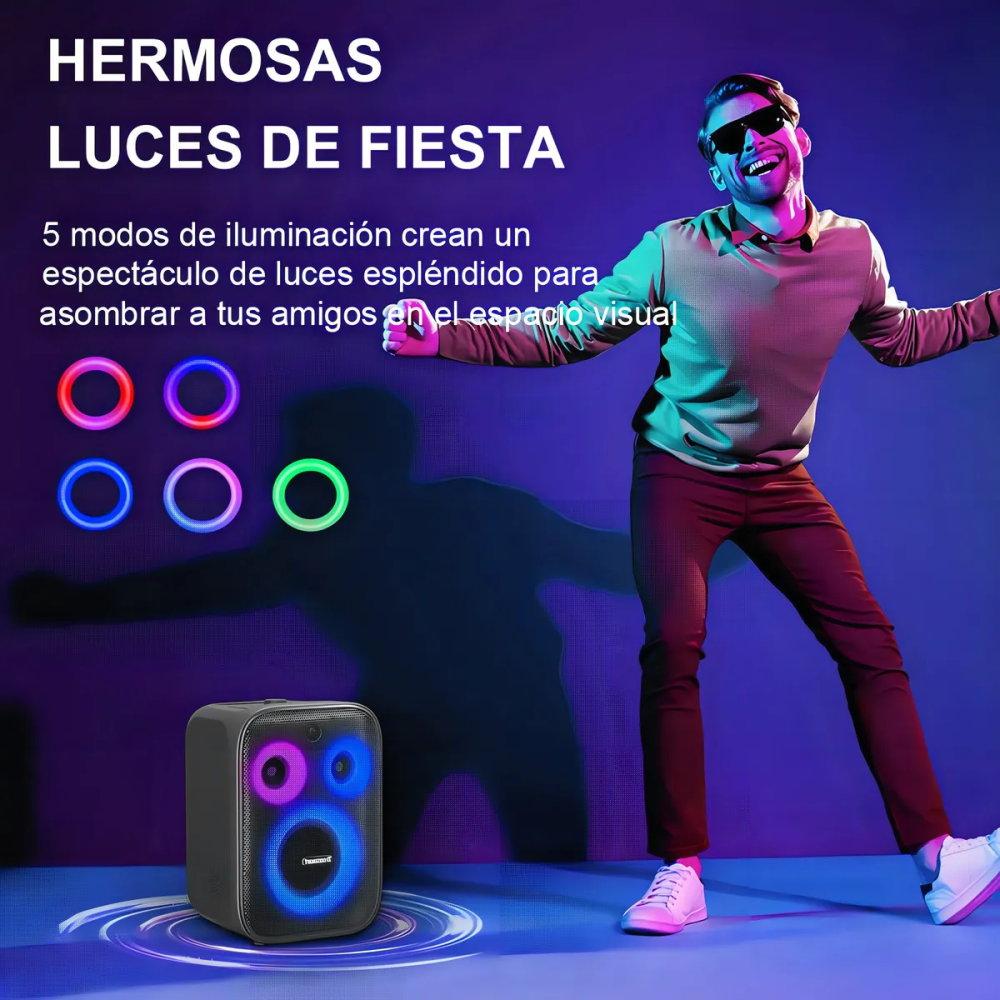 Bocina Potente 8" Tronsmart Party Halo 200