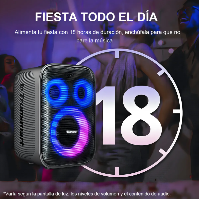 Bocina Potente 8" Tronsmart Party Halo 200