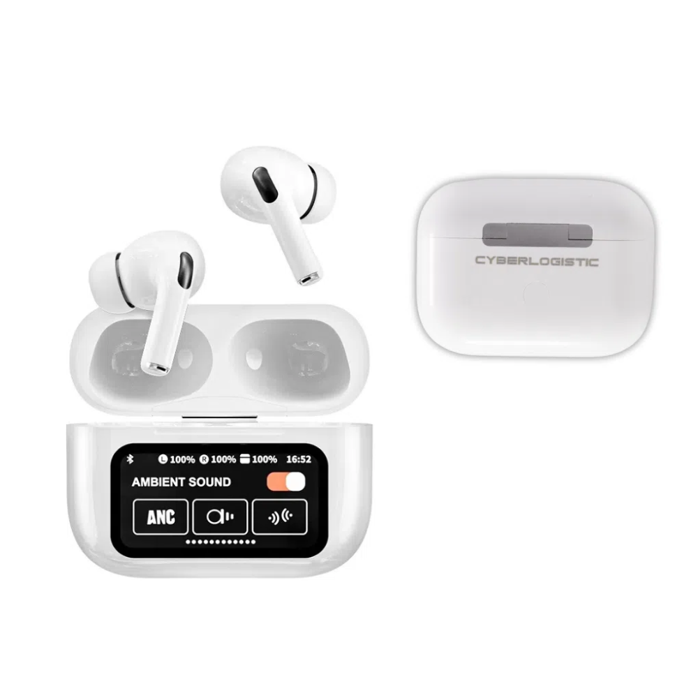 AUDIFONOS INALAMBRICOS TOUCH CYBERLOGISTIC BLANCO