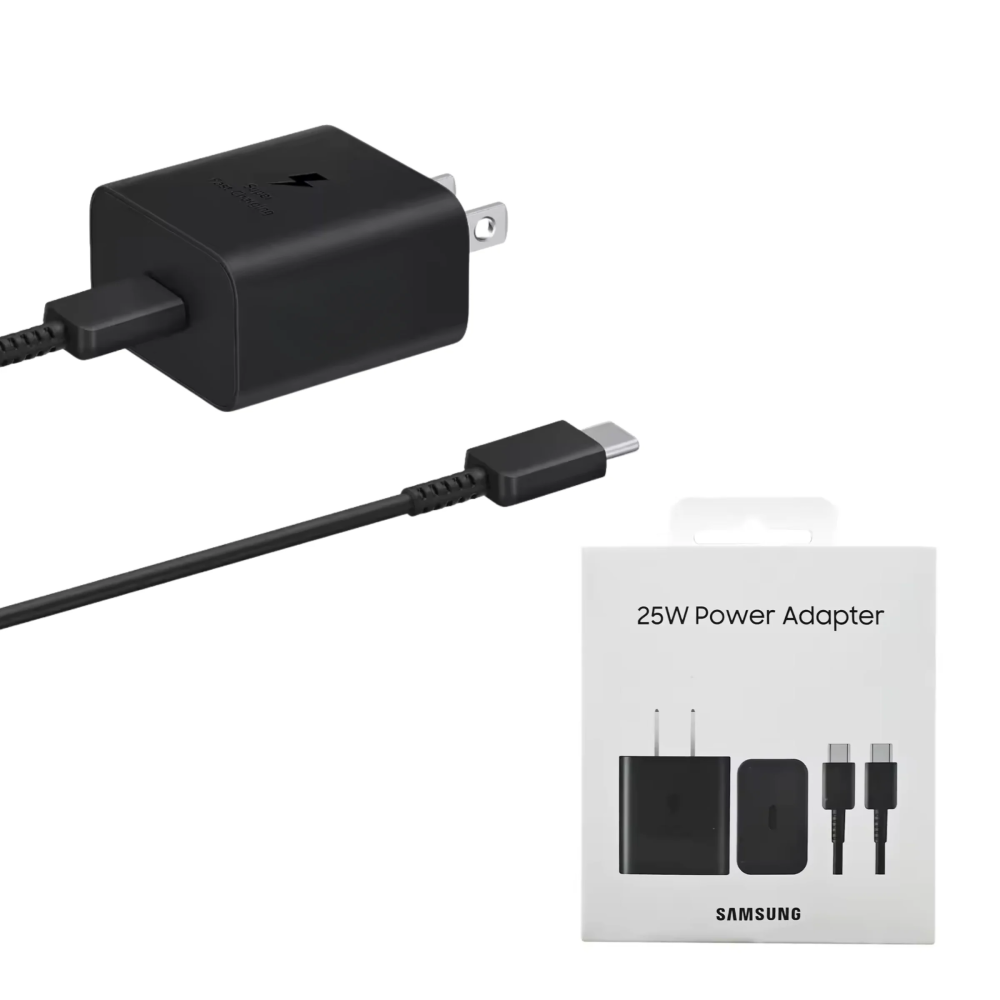 COMBO SAMSUNG 25W TIPO-C NEGRO