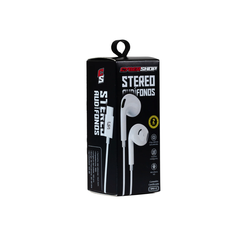 AUDIFONOS CYBERSHOP TYPE-C CERTIFICADO