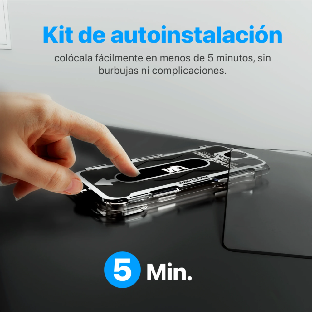 MICA PARA IPHONE HD PREMIUM CS + KIT DE INSTALACION