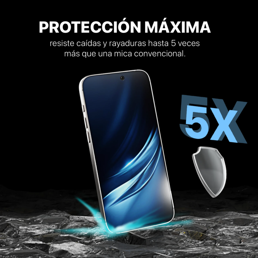 MICA PARA IPHONE HD PREMIUM CS + KIT DE INSTALACION