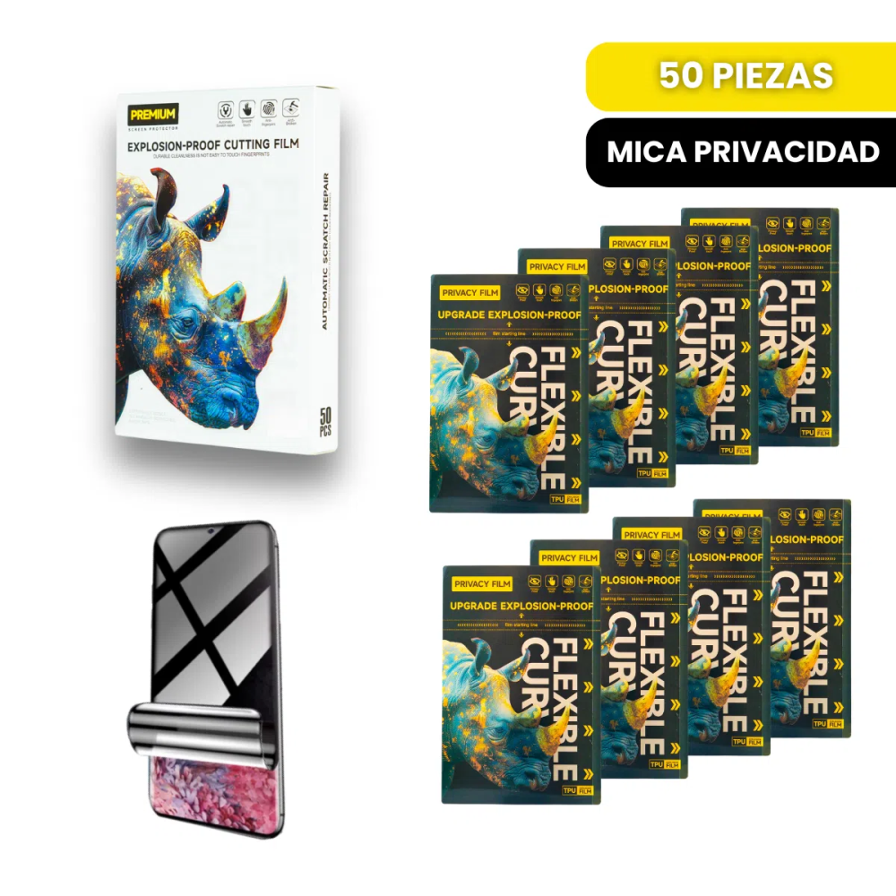 PAQUETE 50 – MICA HIDROGEL PRIVACIDAD