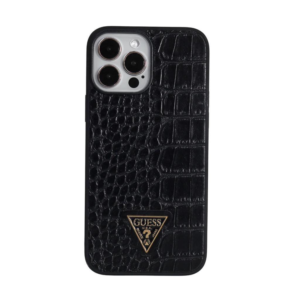 FUNDA IPHONE 16 PRO MAX GUESS2 C/PLACA