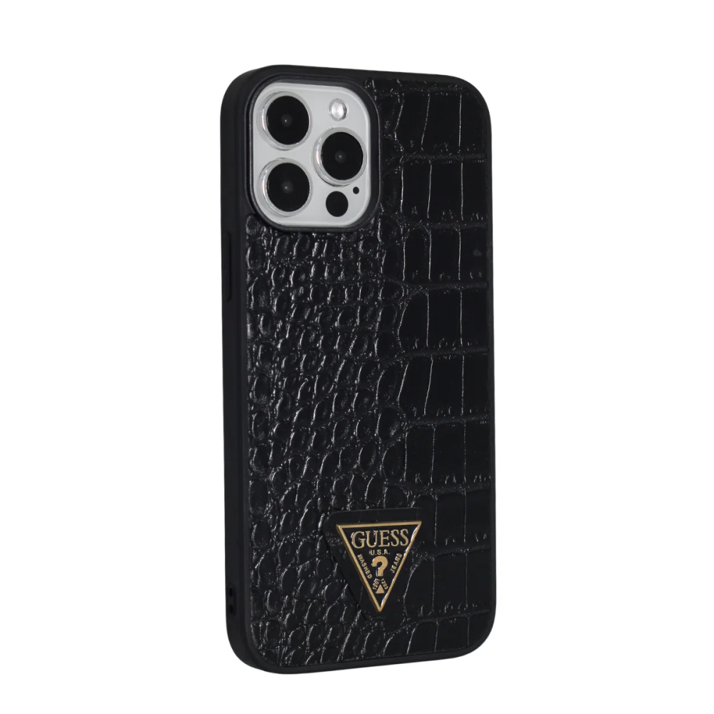 FUNDA IPHONE 16 PRO MAX GUESS2 C/PLACA