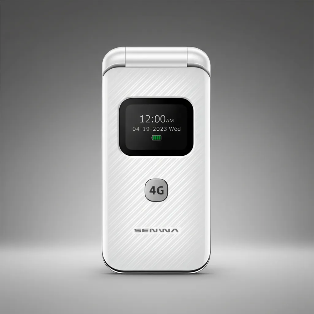 celular-flip-barato-senwa-volte-plus-blanco-4g-nuevo!!-