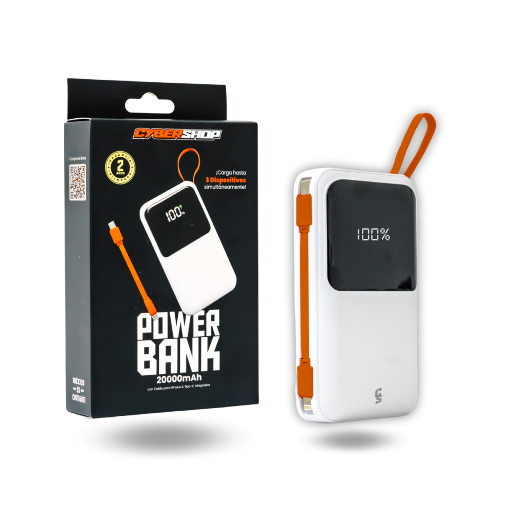 BATERIA PORTATIL 20,000 CYBERSHOP ASTRA COMPLETUS