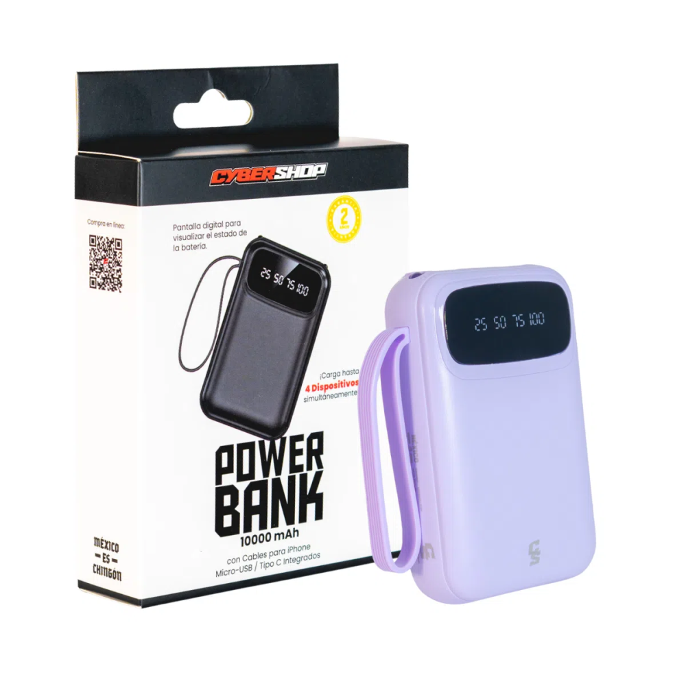 BATERIAL PORTATIL 10,000 CYBERSHOP BELLUM