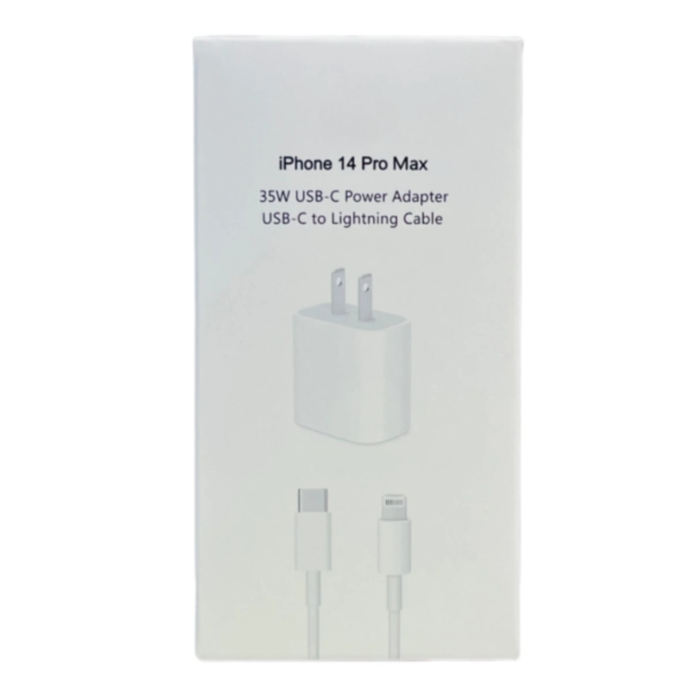 Cargador Para iPhone 5-14 PM iPad 4-9 2018 Cubo y Cable