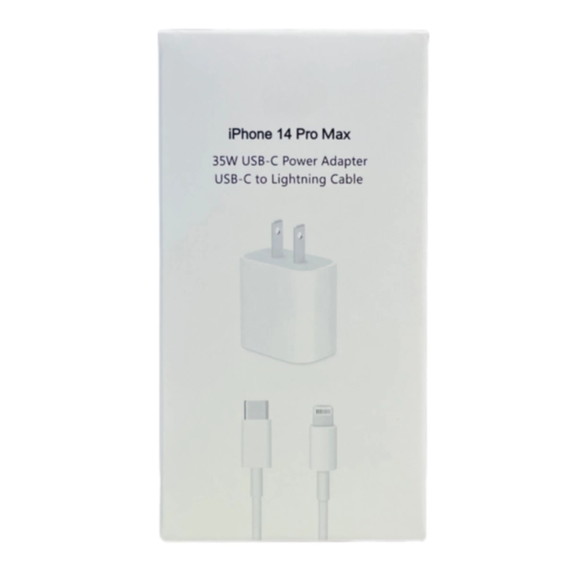 Cargador Para iPhone 5-14 PM iPad 4-9 2018 Cubo y Cable