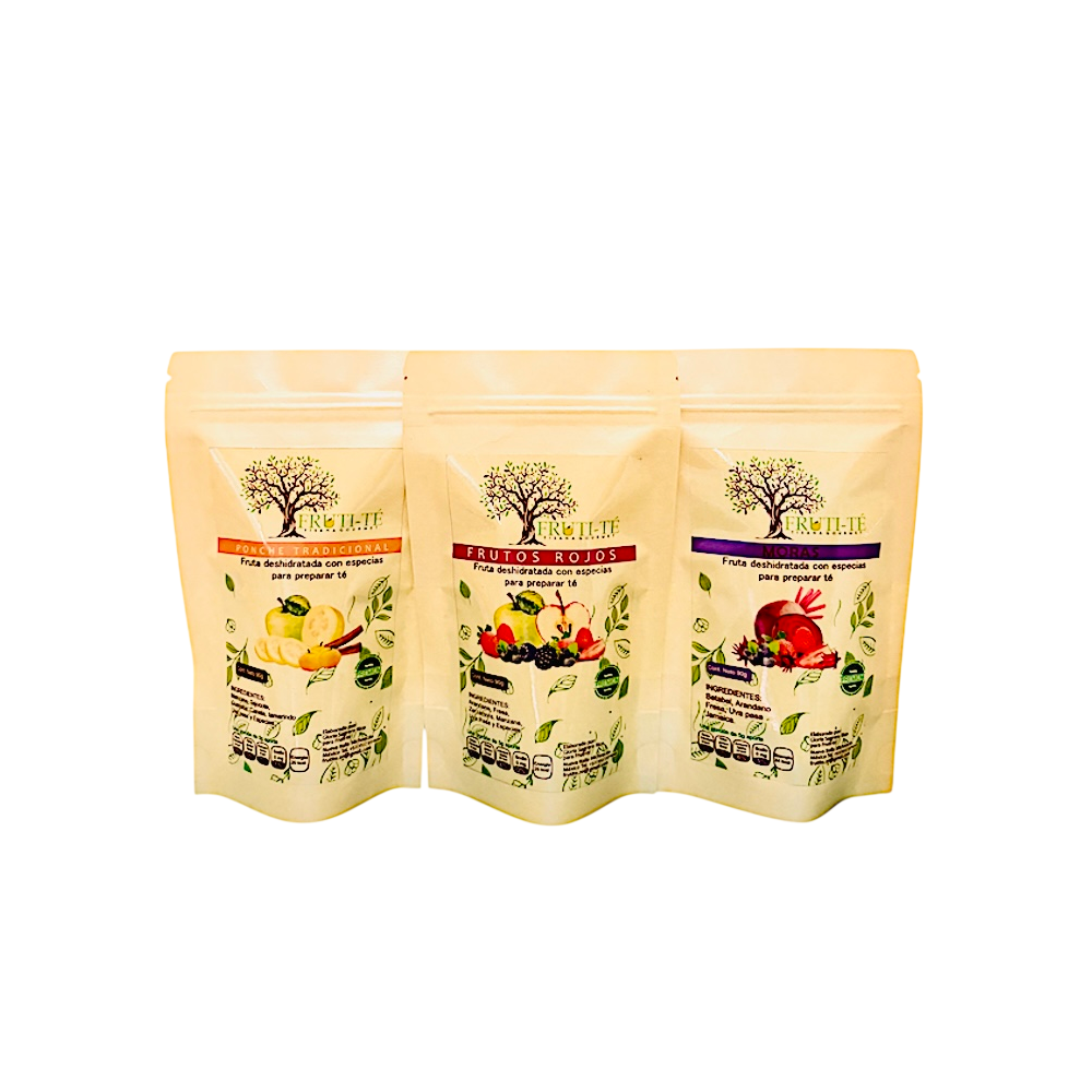 Mix Pack 3 Tisana Gourmet Fruti Té Ponche T Frutos R Moras