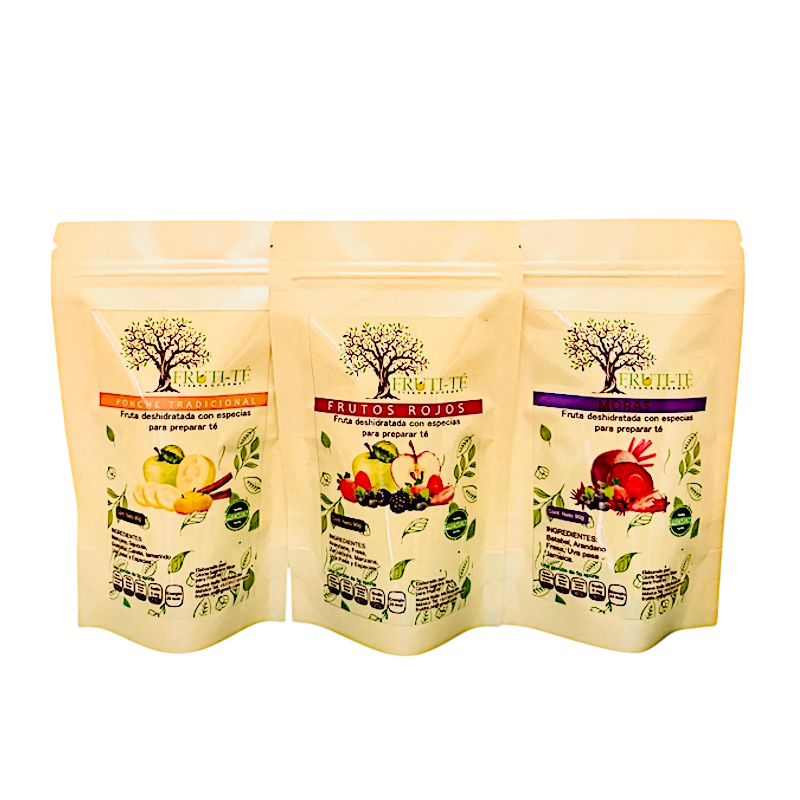 Mix Pack 3 Tisana Gourmet Fruti Té Ponche T Frutos R Moras