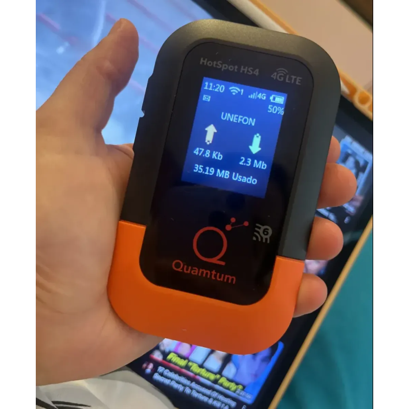 Modem Quantum Portatil Recargable UNEFON 1GB Alta velocidad + Politica Uso Justo $10 Diario