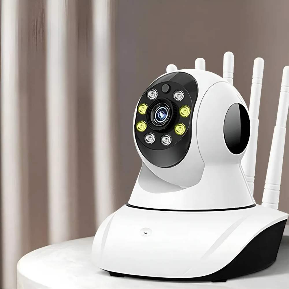 Camara De Seguridad Wifi Ip 1080p 5 Antenas Vision Nocturna