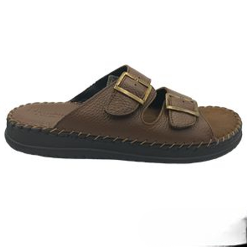 HUARACHE VANDANA GRIZZLY NEGRO Y MIEL