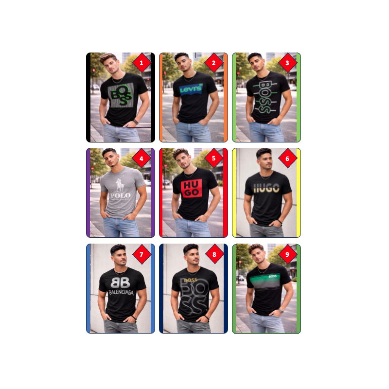 Playera Caballero Negra Emblematica