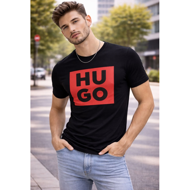 Playera Caballero Negra Emblematica