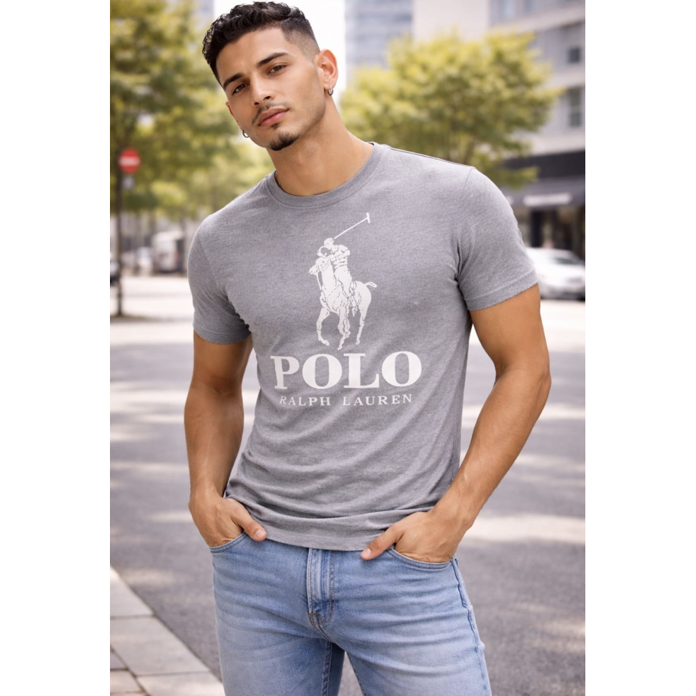 Playera Caballero Negra Emblematica