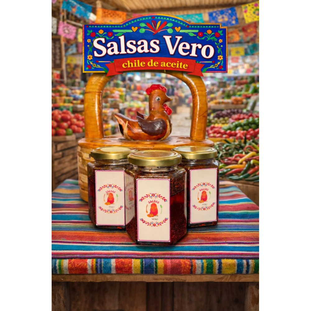 Chile de Aceite 250g - Salsas Vero