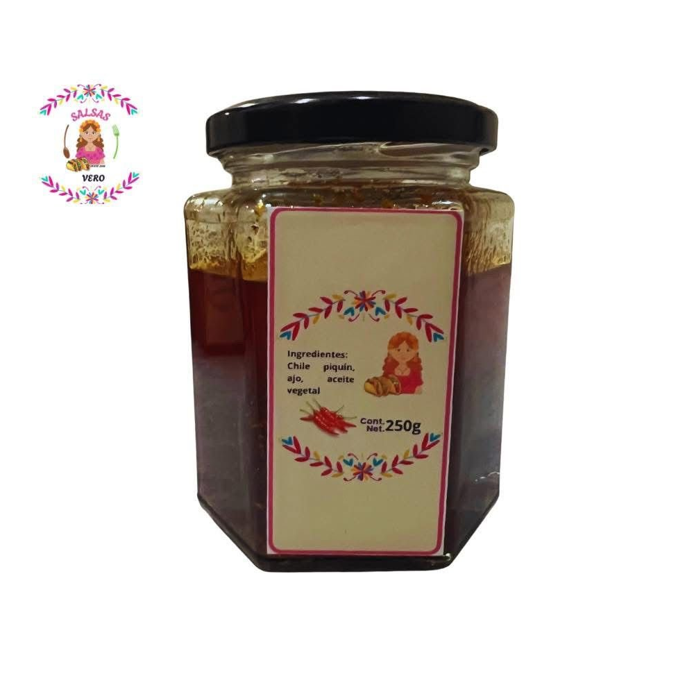 Mayoreo 10 pzs Chile de Aceite de 240g - Salsas Vero