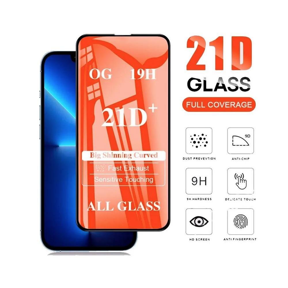 mica-21d-iphone-14-pro/15-pro-completa-cristal-templado-transparente-borde-negro