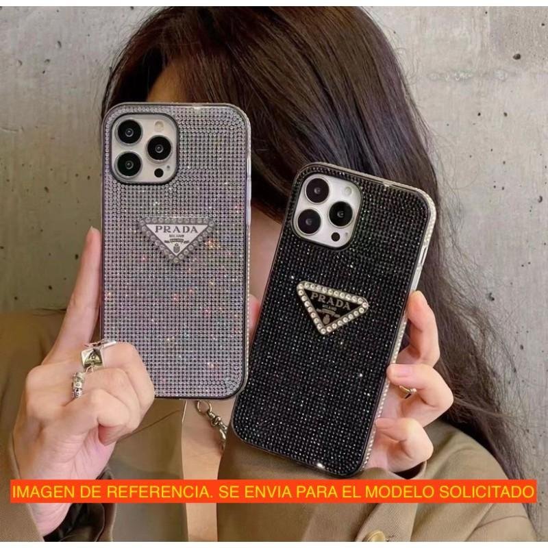 case-iphone-14-plus-6.7-prada-plata-piedras-funda-protector
