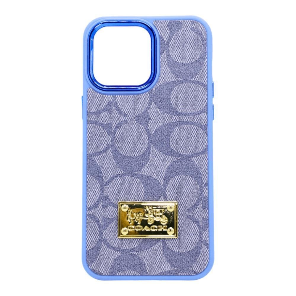 case-coach-iphone-14-pro-azul-estuche-protector-funda-emblematica