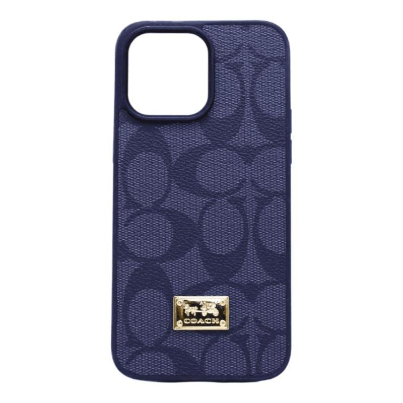 case-coach-iphone-14-pro-azul-rey-estuche-protector-funda-emblematica