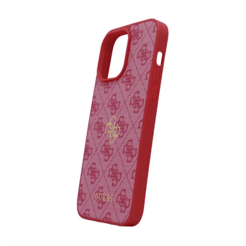case-guess-iphone-14-rojo-estuche-protector-funda-emblematica