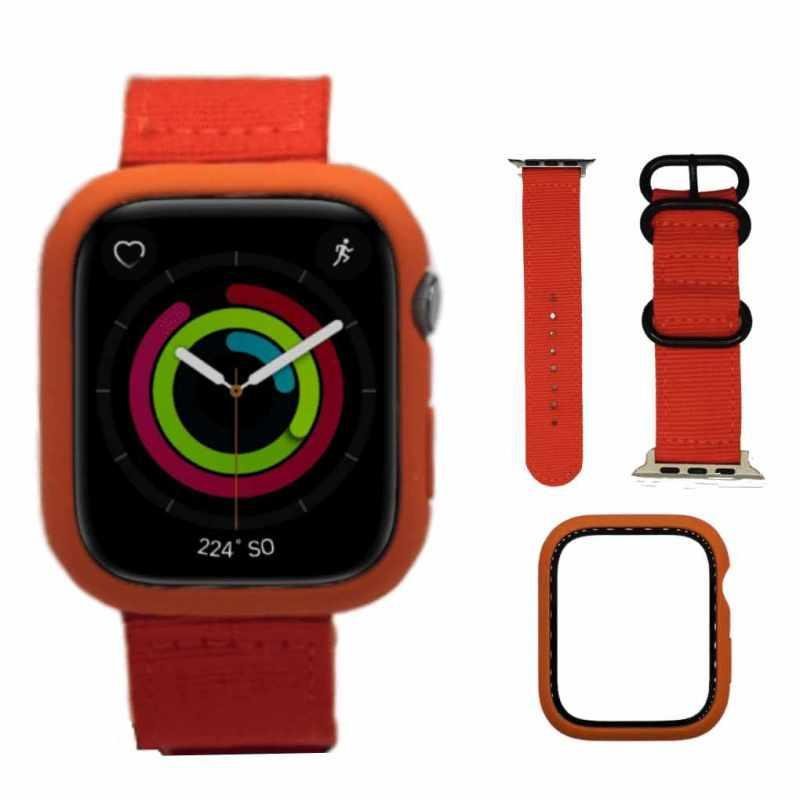 correa-bicolor-naranja-38-40-41mm-apple-watch-extensible