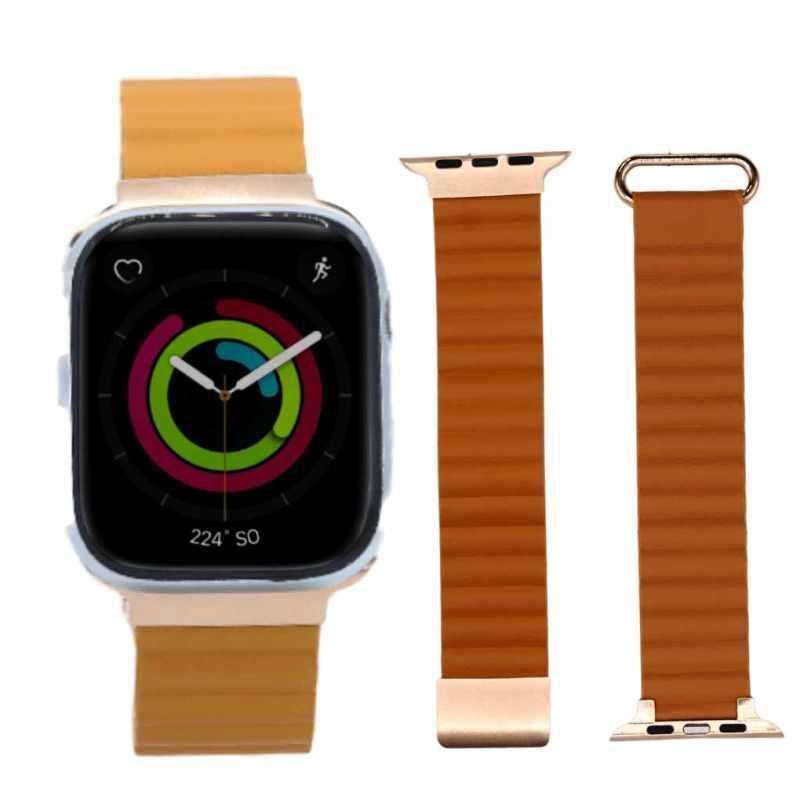 correa-metal-fashion-naranja-38-40-41mm-apple-watch-extensible